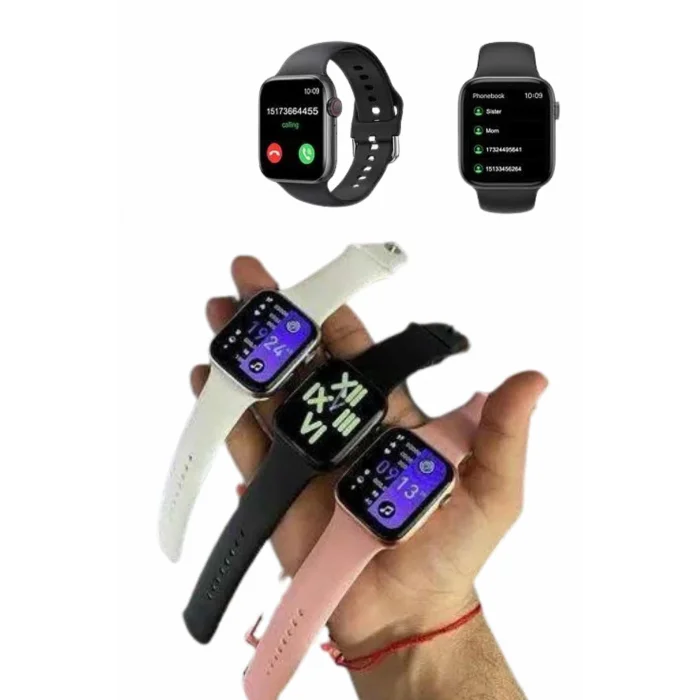  Akıllı Saat Yeni Nesil Android ve İOS Uyumlu Titreşim Modlu Alarm Kronometre