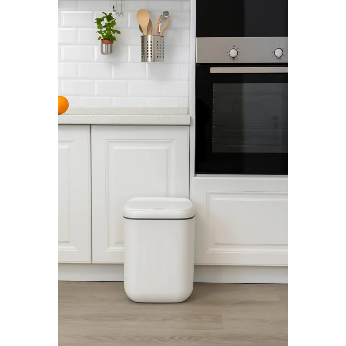  Akıllı Teknolojik Çöp Kutusu Otomatik Sensörlu Çöp Kutusu Piller Dahil Çöp Kovası 20L
