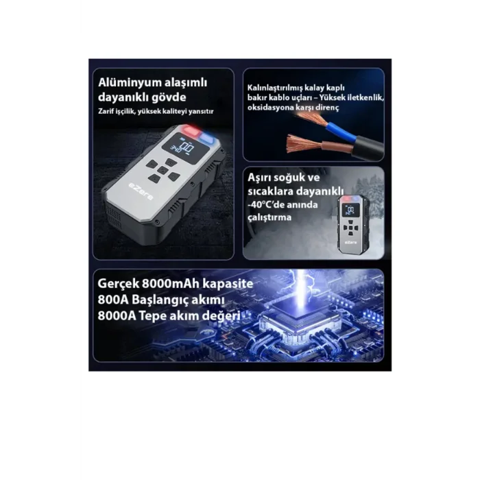 BUĞZ Akü Şarj Cihazı - Akü Özellikleri: Standart, Özellik: Şarjlı, Akü Volt: 12 Volt, Amper: 120