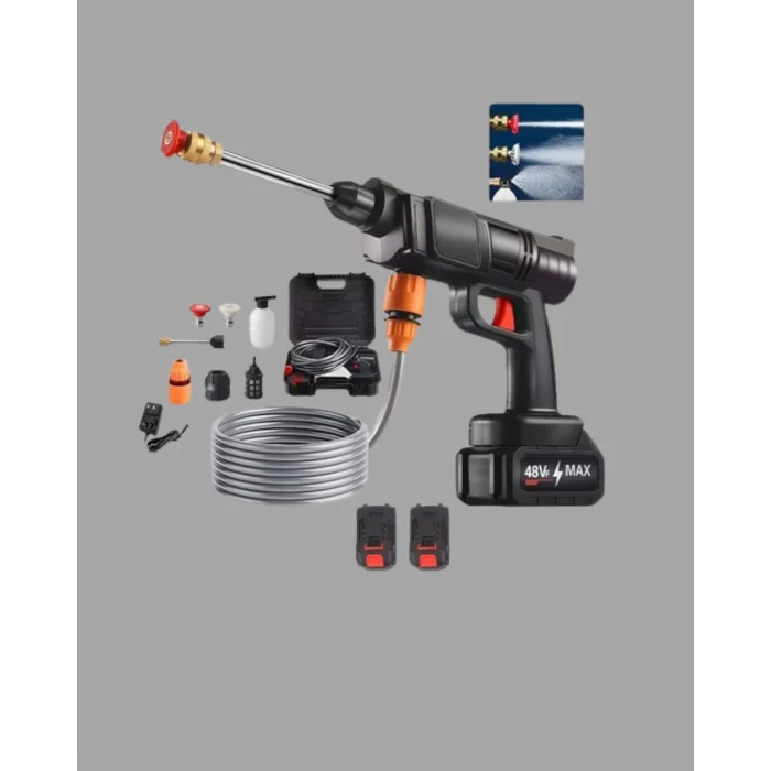  Akülü Basınçlı Yıkama Tabancası 450PSI Su Püskürtme Makinesi