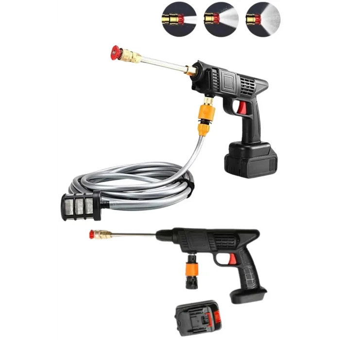 BUĞZ Akülü Oto Araç Yıkama Yüksek Basınçlı Araba Yıkama Makinesi Şarjlı - BUĞZ