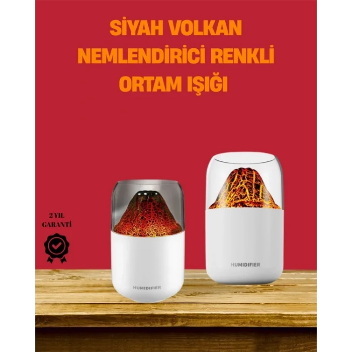  Alev Efektli Ultrasonik Difüzör – Sessiz Çalışma