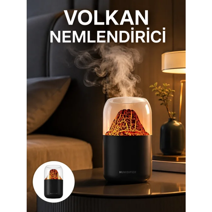 BUĞZ Alev Efektli Ultrasonik Difüzör Yeni Nesil