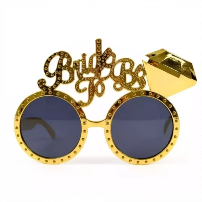  Altın Renk Bride To Be Yazılı Gelin Gözlüğü