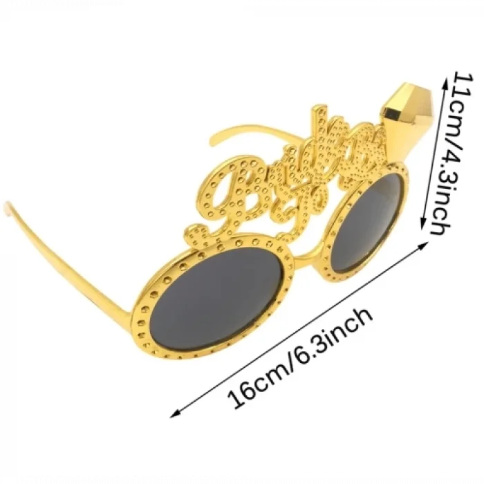  Altın Renk Bride To Be Yazılı Gelin Gözlüğü