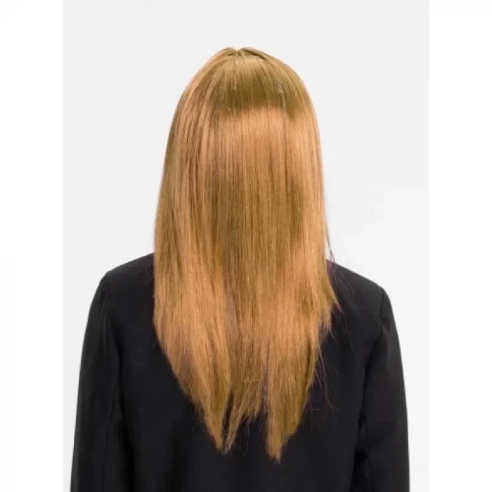  Altın Renk Düz Kesim İçi Astarlı Uzun Parti Peruğu