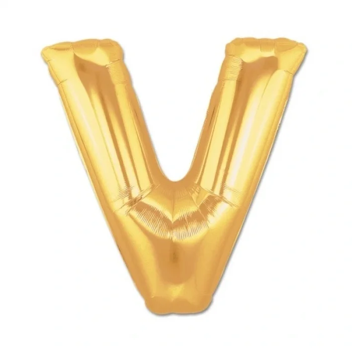 BUĞZ Altın Sarısı Folyo Harf Balon 1 Metre