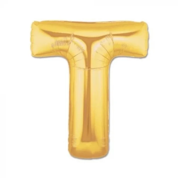  Altın Sarısı Folyo Harf Balon 1 Metre