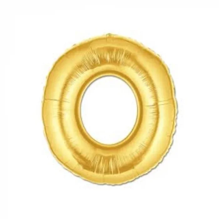  Altın Sarısı Folyo Harf Balon 1 Metre