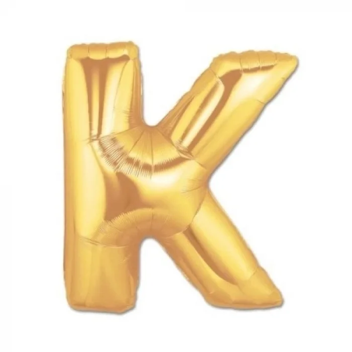  Altın Sarısı Folyo Harf Balon 1 Metre
