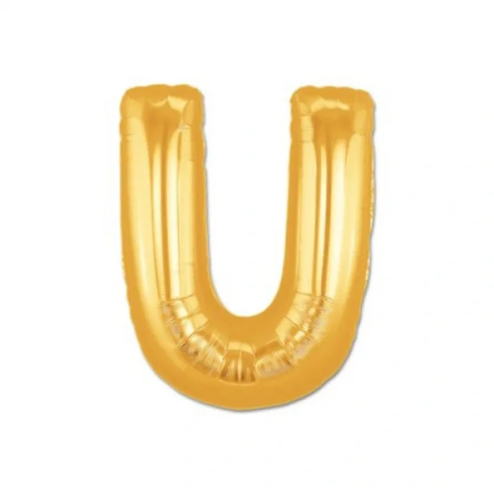 BUĞZ Altın Sarısı Folyo Harf Balon 1 Metre