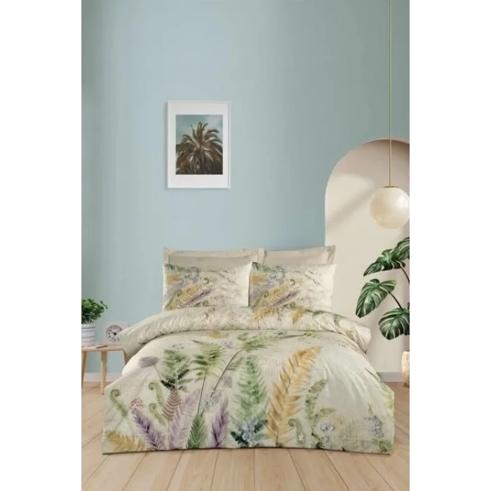  Altınbaşak Creaforce Edena Sand Çift Kişilik Nevresim Takımı