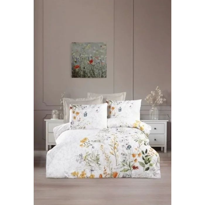  Altınbaşak Creaforce Fiora Marble Çift Kişilik Nevresim Takımı