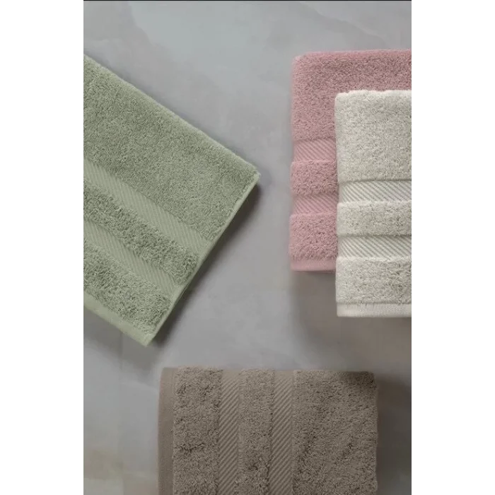  Altınbaşak Jakarlı 4´lü 50x90 El Havlusu Nori