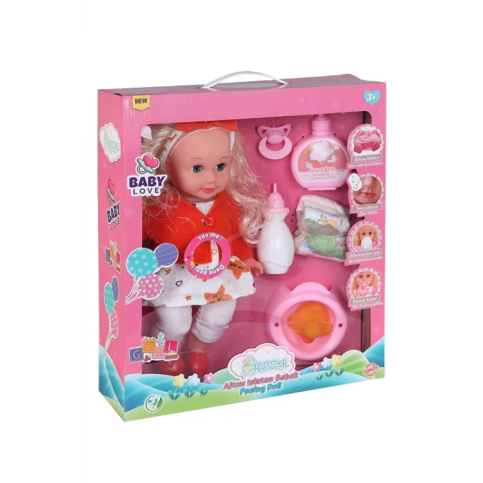  Altını Islatan Konuşan Acıkan Sarışın Bebek Gerçekçi Fonksiyonlu İnteraktif Sesli Tepki