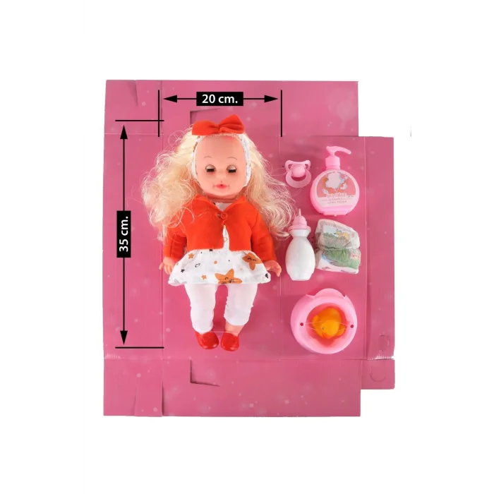  Altını Islatan Konuşan Acıkan Sarışın Bebek Gerçekçi Fonksiyonlu İnteraktif Sesli Tepki