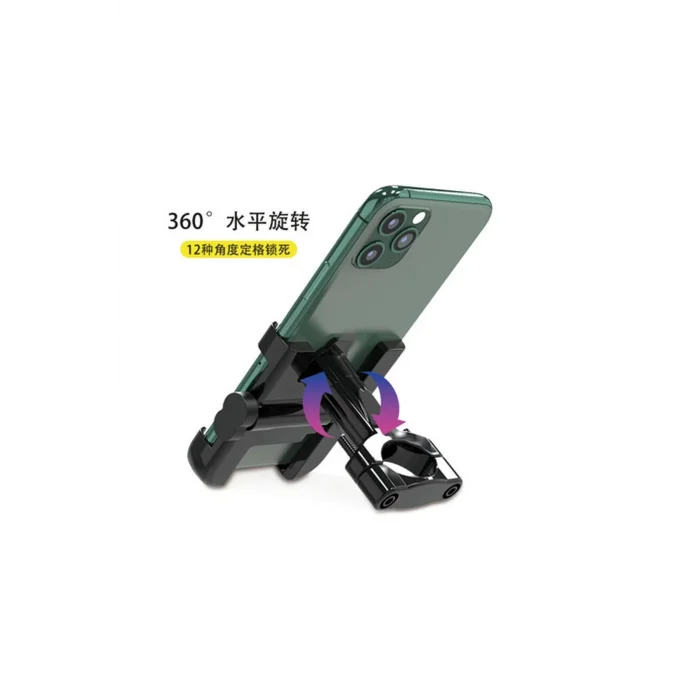 BUĞZ Alüminyum Gövdeli Metal Gidon Bağlantılı Motosiklet Telefon Tutucu 7 İnç Xl