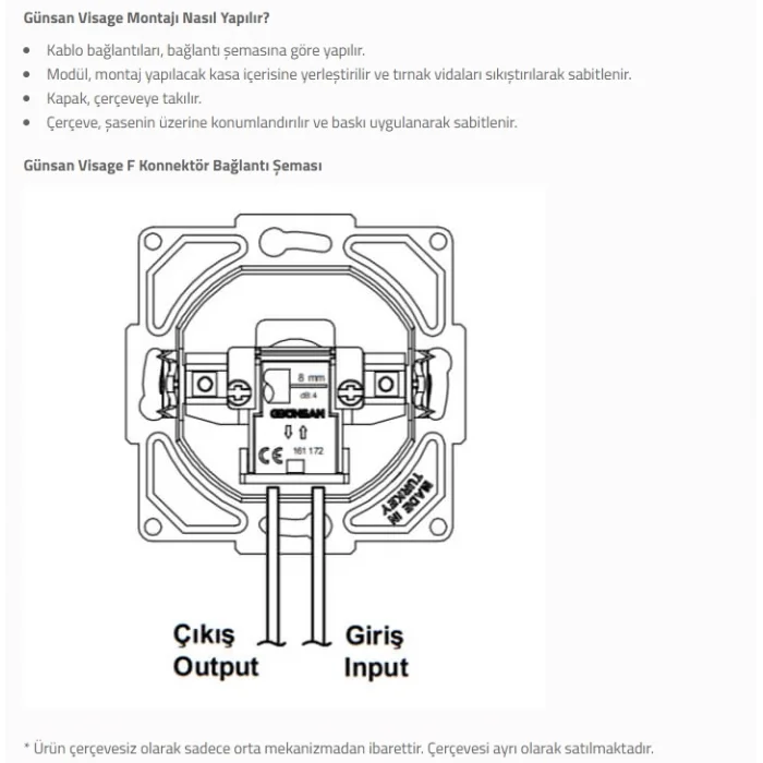 Ambiance Gümüş Televizyon Prizi F Konnektörlü Çerçevesiz - Priz ve Anahtar İçin Uyumlu Çerçeve