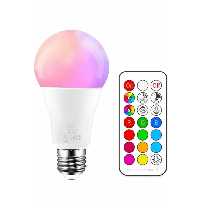 BUĞZ Ambiyans Aydınlatma RGB Led Lamba Kumandalı Renk Değiştirebilen