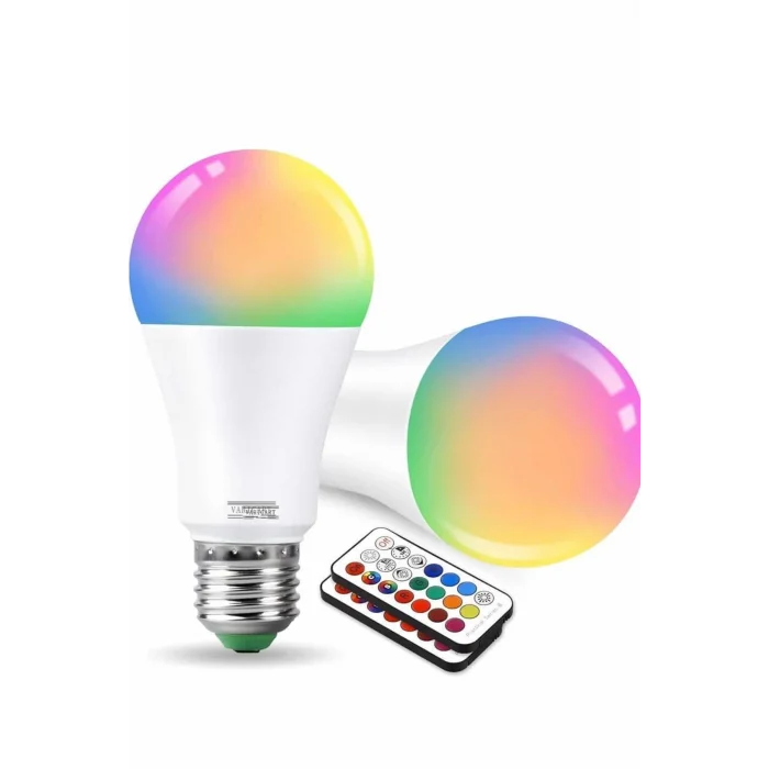 BUĞZ Ambiyans Aydınlatma RGB Led Lamba Kumandalı Renk Değiştirebilen