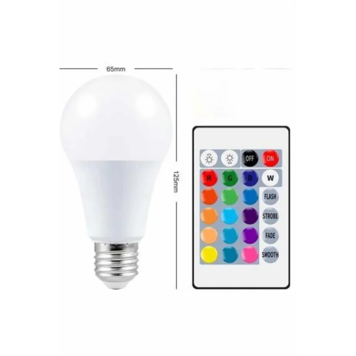 BUĞZ Ambiyans Aydınlatma RGB Led Lamba Kumandalı Renk Değiştirebilen
