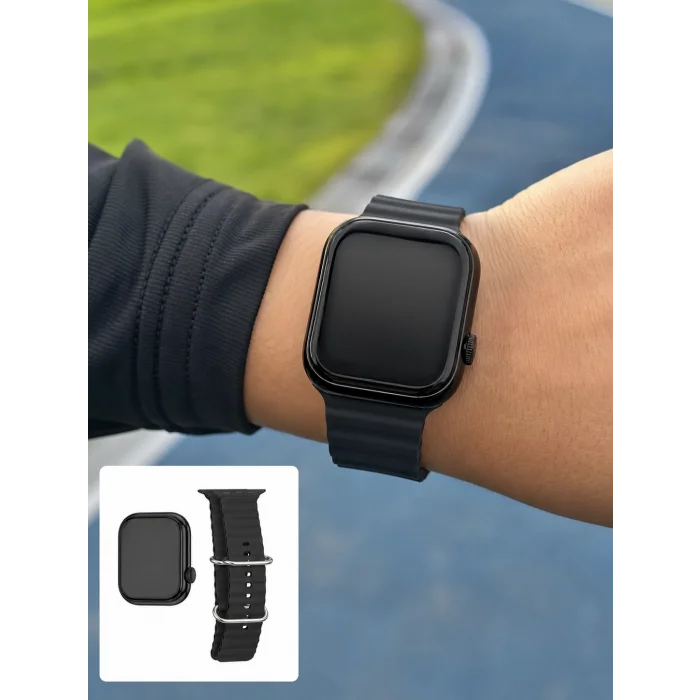 BUĞZ AMOLED Akıllı Saat Sağlık ve Spor Takip Özellikli - BUĞZ