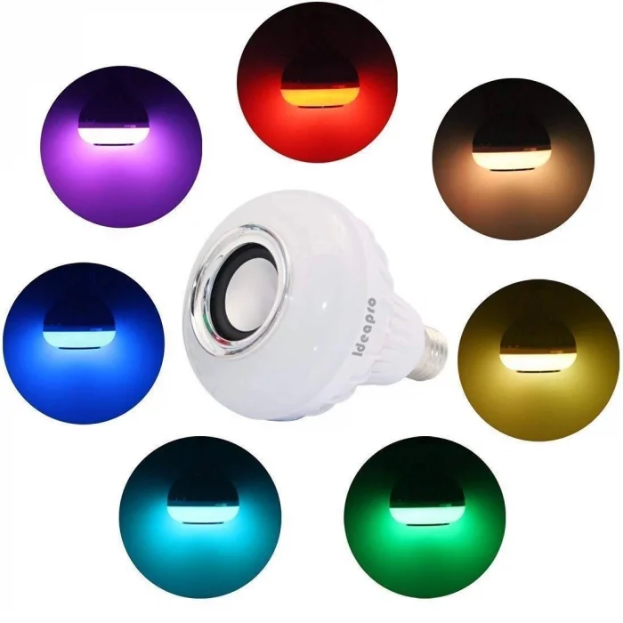  Ampul Şeklinde Kumandalı Bluetooth Hoparlör