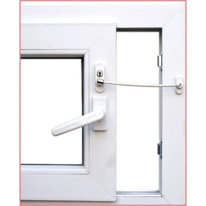 BUĞZ Anahtarlı Halatlı Pvc Kapı Pencere Emniyet Kilidi