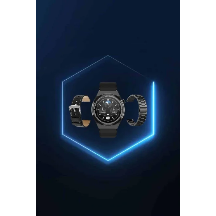 BUĞZ ANC Özellikli Bluetooth Kulaklık ve Amoled Ekran Akıllı Saat Uyku ve Sağlık Takibi Nabız Ölçer - BUĞZ