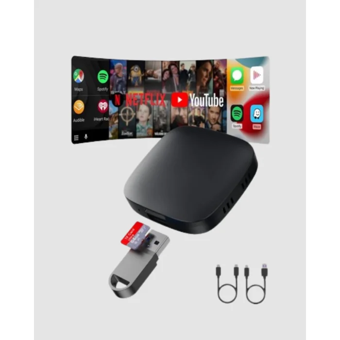 BUĞZ Android Auto Kablosuz Adaptör Bluetooth 5.0 ve 5.8GHz WiFi Destekli - BUĞZ