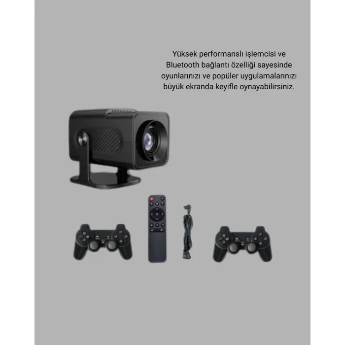 BUĞZ Android Projeksiyon Game Box – 1280x720p HD Çözünürlük, Bluetooth,HDMI ve USB Girişli - BUĞZ