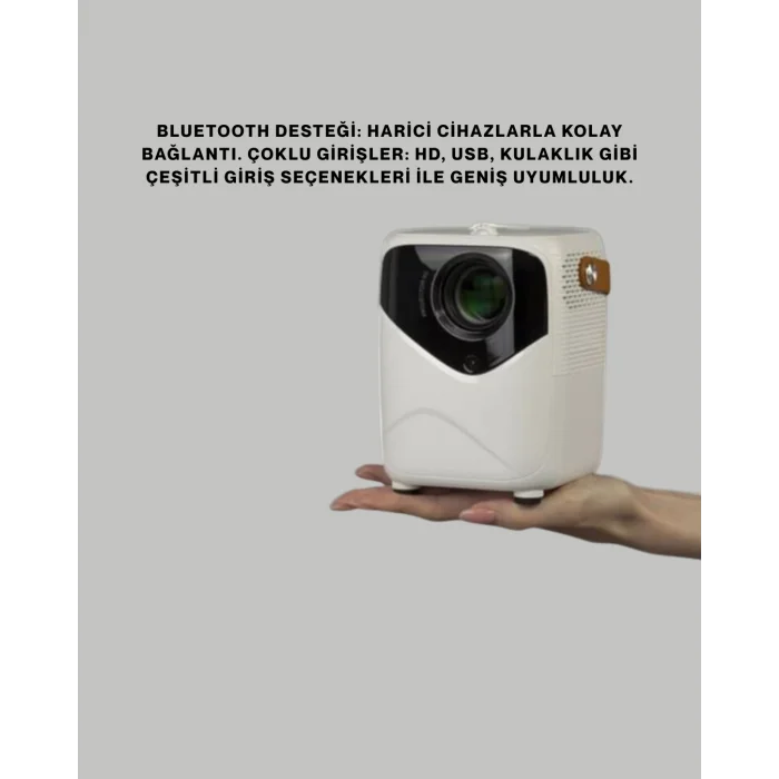BUĞZ Android Sistemli Mini Projektör – Uygulama Destekli Akıllı Kullanım - Lisinya