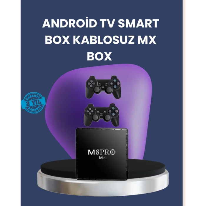  Android TV Box 10K Ultra HD Medya Oynatıcı ve Oyun Cihazı