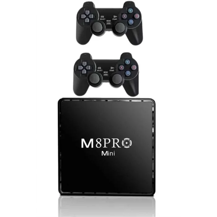  Android Tv Box 2.4g 10k Ultra Hd 2gb Ram 64gb Hafıza 10000 Retro Oyunlu Konsol Game Stick M8 Pro