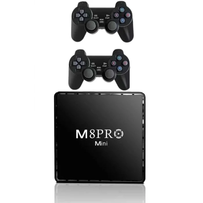  Android Tv Box 2.4g 10k Ultra Hd 2gb Ram 64gb Hafıza 10000 Retro Oyunlu Konsol Game Stick M8 Pro