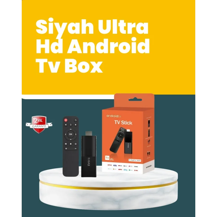 BUĞZ Android TV Stick WiFi ve Bluetooth Bağlantılı