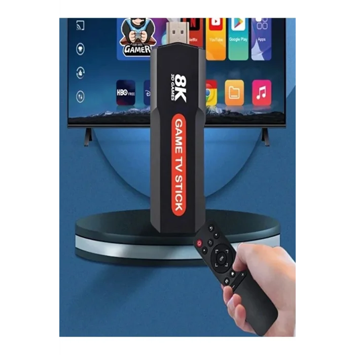 BUĞZ Android TV uyumlu retro oyun konsolu 2 kollu Bluetooth destekli çok renkli - Elektronik