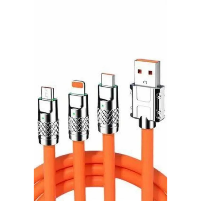 BUĞZ Android ve İOS Uyumlu 180 Derece Type-c Şarj Kablosu - Lisinya