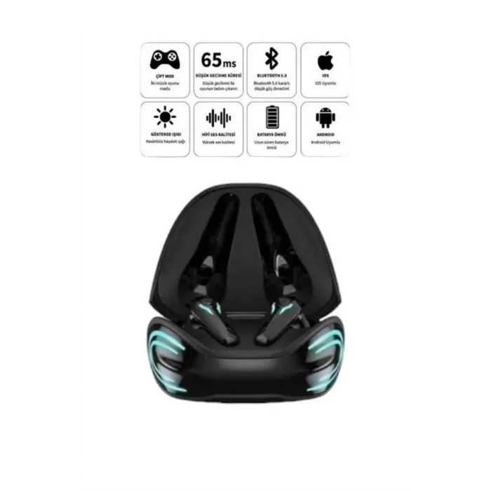  Android ve İOS Uyumlu Bluetooth Kulaklık Gaming Kulaklık Mini