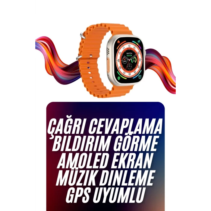 BUĞZ Android ve İOS Uyumlu Uyku ve Sağlık Takibi Yapabilen 3 Kordonlu Akıllı Saat - BUĞZ