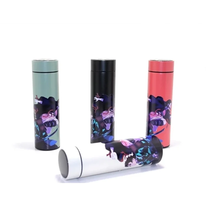 BUĞZ Anime Baskılı Digital Göstergeli Termos 500 Ml Alk381