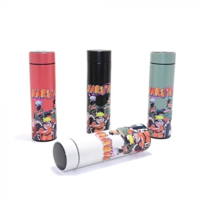  Anime Baskılı Dijital Göstergeli Termos 500 ml Model 3