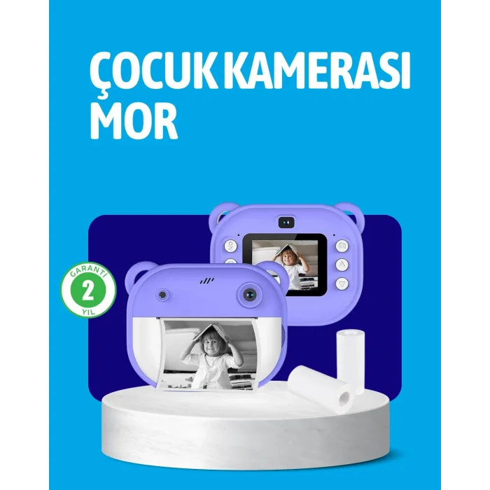 BUĞZ Anında Baskı Özellikli Çocuk Kamerası