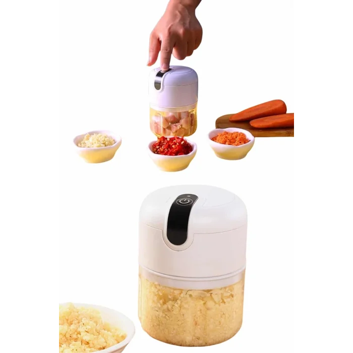  Anneler Gününe Özel Hediye El Rondosu Doğrayıcı Şarjlı Taşınabilir