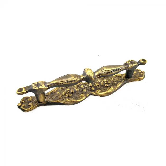 BUĞZ Eco Lounge Antika Tarz Dekoratif Pirinç Aynalı Mobilya Çekmece Kulbu -  23x115mm, Antik