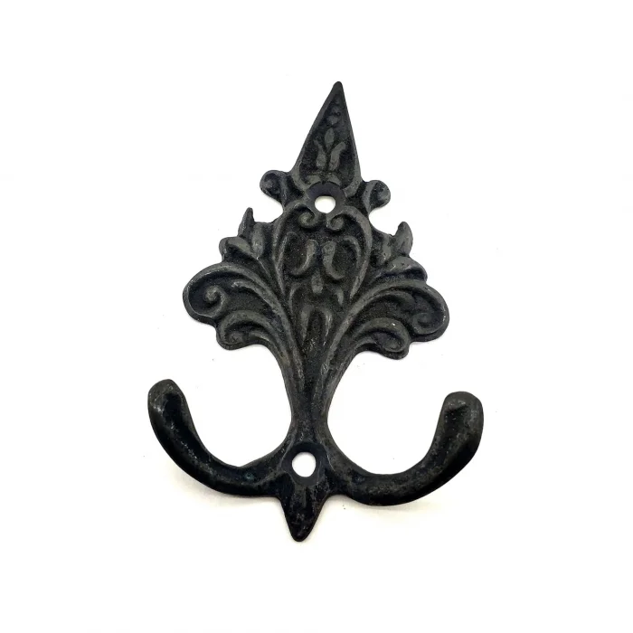 BUĞZ Eco Lounge Antika Tarz Dekoratif Pirinç Çam Figürlü Askı - 98x57 mm, Oksit