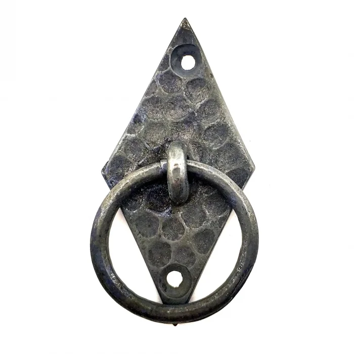 BUĞZ Eco Lounge Antika Tarz Dekoratif Pirinç Dik Baklava Halka , Mobilya Kulbu - 82x41 mm, Oksit