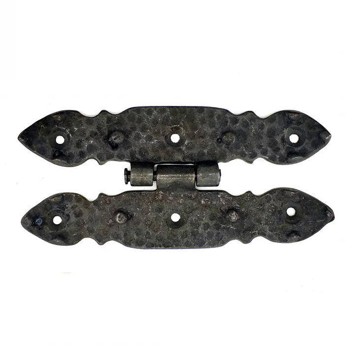 BUĞZ Eco Lounge Antika Tarz Dekoratif Pirinç Düğmeli Menteşe - 142x69 mm, Oksit