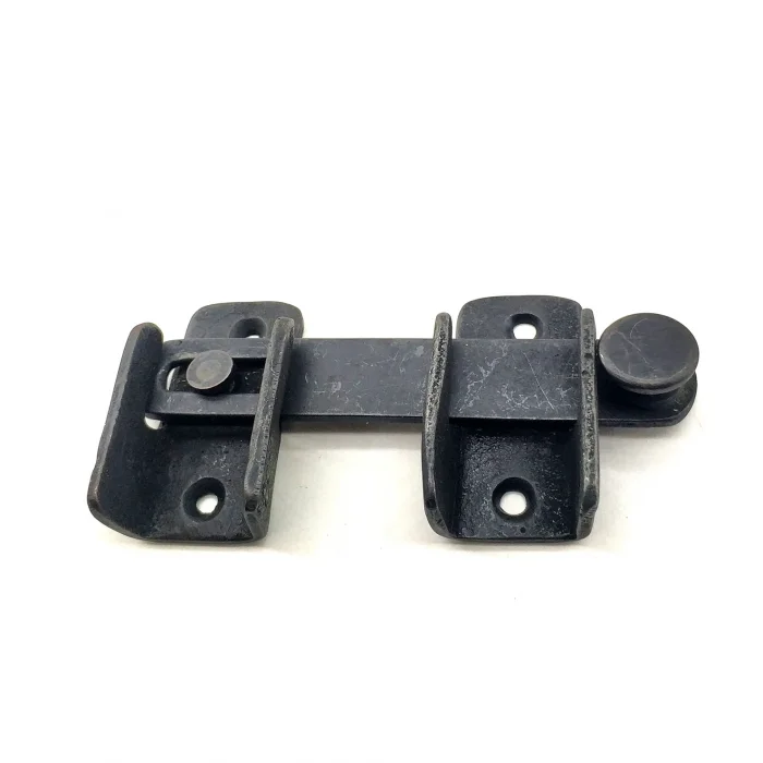 BUĞZ Antika Tarz Dekoratif Pirinç Kapı Mandalı - 57x115 Mm, Oksit