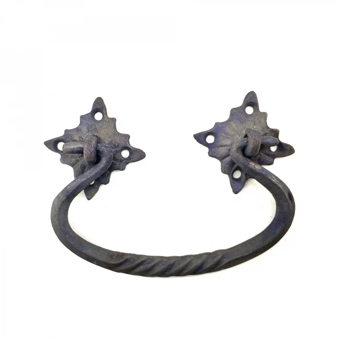 BUĞZ Antika Tarz Dekoratif Pirinç Kazan Kulbu - 90x130 Mm, Oksit